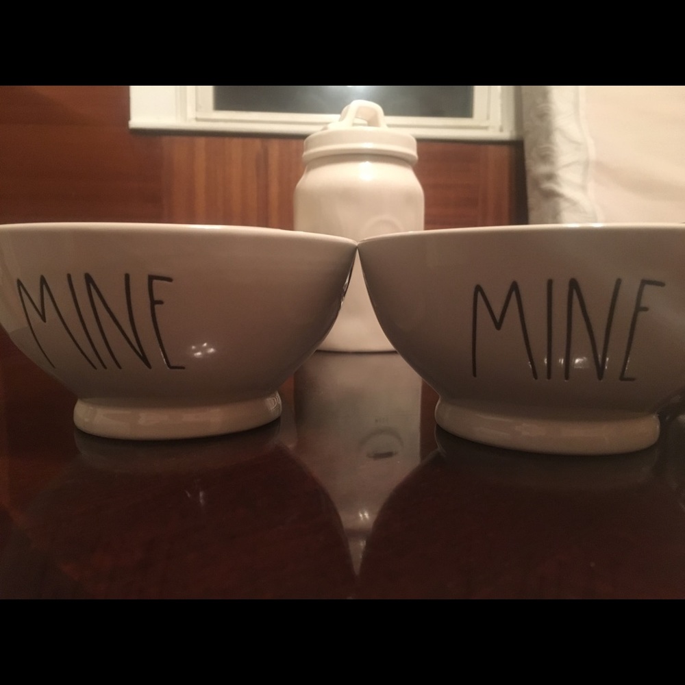 Brand New Rae Dunn set of two “mine” bowls